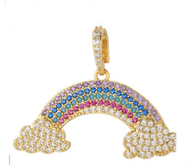Load image into Gallery viewer, CHARM: RHINESTONE RAINBOW