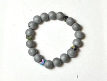 Load image into Gallery viewer, L & J COLLECTION BRACELET: STACKER DRUZY W ACCENT BEADS