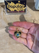 Load image into Gallery viewer, CHARM: RHINESTONE HEART EYE W LOOP