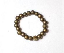 Load image into Gallery viewer, L & J COLLECTION BRACELET: STACKER WOOD BEADS (GREEN)