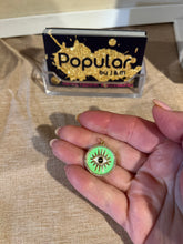 Load image into Gallery viewer, CHARM: ENAMEL EYE (GREEN/WHITE/BLACK)