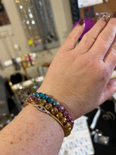 Load image into Gallery viewer, BRACELET: RAINBOW HEMATITE BEADS