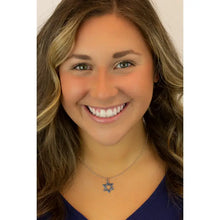 Load image into Gallery viewer, NECKLACES: CRYSTAL STAR OF DAVID