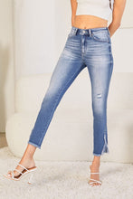 Load image into Gallery viewer, DENIM: HIGH RISE SKINNY FRAYED DETAIL ANKLE