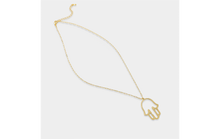 Load image into Gallery viewer, NECKLACE: GOLD HAMSA