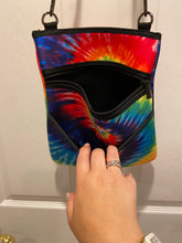 Load image into Gallery viewer, SALE MESSENGER BAG: TIE DYE RAINBOW
