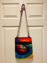 Load image into Gallery viewer, SALE MESSENGER BAG: TIE DYE RAINBOW