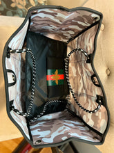 Load image into Gallery viewer, NEOPRENE TOTE: "BEE BLACK”