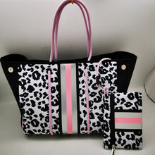 Load image into Gallery viewer, NEOPRENE TOTE: "CHLOE"