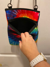 Load image into Gallery viewer, SALE MESSENGER BAG: TIE DYE RAINBOW