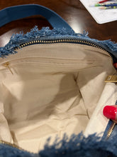 Load image into Gallery viewer, SALE CANVAS FRINGE CROSSBODY: FUSCHIA