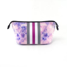 Load image into Gallery viewer, NEOPRENE COSMETIC BAG: PURPLE CAMO