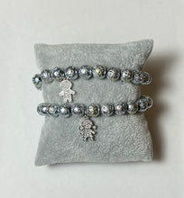 Load image into Gallery viewer, L &amp; J COLLECTION BRACELET: STACKER BOY OR GIRL CHARM
