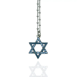 NECKLACES: CRYSTAL STAR OF DAVID