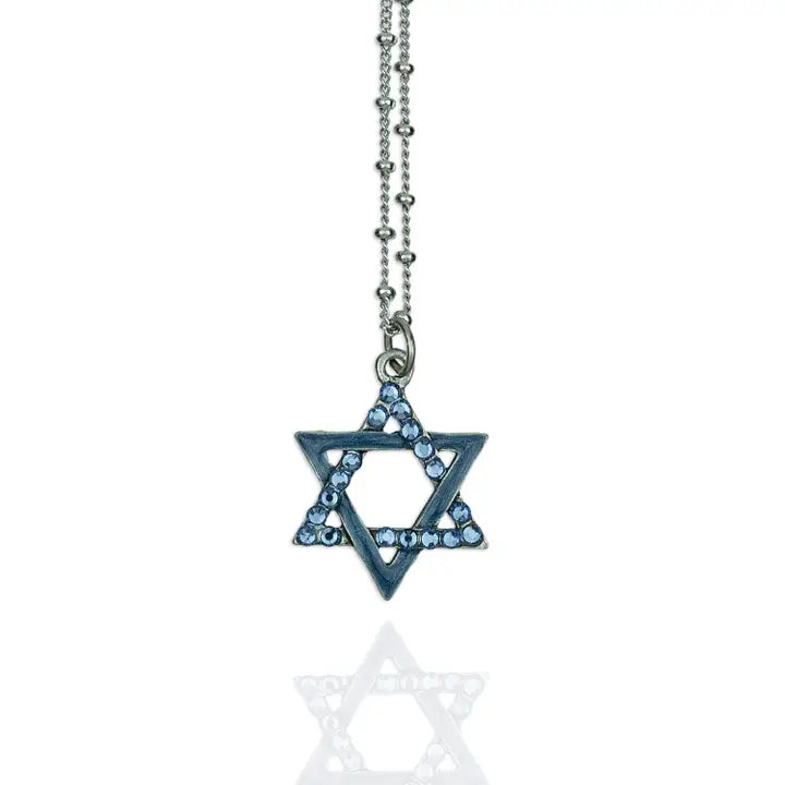 NECKLACES: CRYSTAL STAR OF DAVID