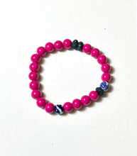 Load image into Gallery viewer, L &amp; J COLLECTION BRACELET: STACKER FUCHSIA MIX
