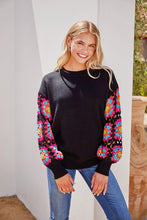 Load image into Gallery viewer, SWEATER: CROCHET SLEEVE (REGULAR &amp; PLUS)
