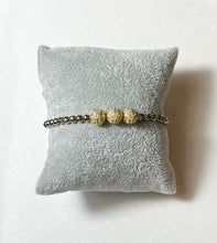 Load image into Gallery viewer, L &amp; J COLLECTION BRACELET: STACKER PAVE GOLD BALLS
