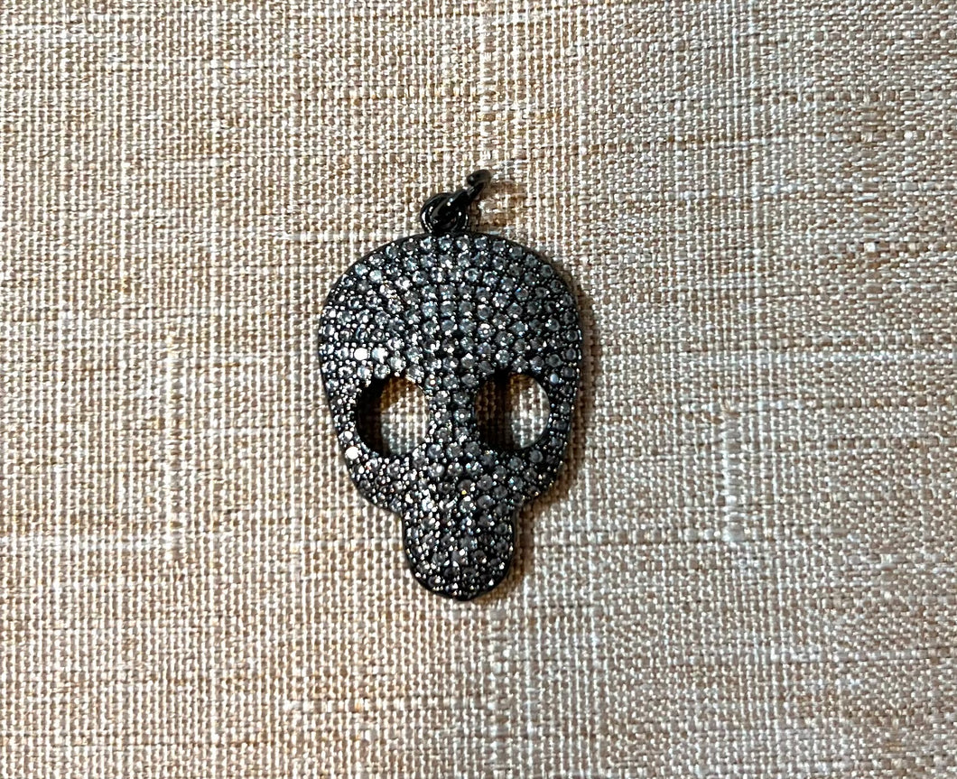 CHARM: PAVE SKULL (SMALL)