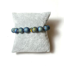 Load image into Gallery viewer, L &amp; J COLLECTION BRACELET: STACKER DRUZY W ACCENT BEADS
