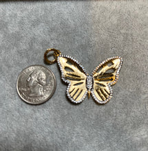 Load image into Gallery viewer, CHARM: PAVE BUTTERFLY
