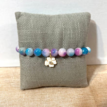 Load image into Gallery viewer, L &amp; J COLLECTION BRACELET: FLOWER ENAMEL CHARM
