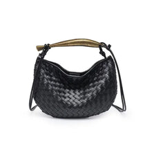 Load image into Gallery viewer, CROSSBODY: WOVEN W BRASS HANDLE
