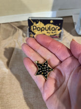 Load image into Gallery viewer, CHARM: ENAMEL STARS (BLACK/WHITE)
