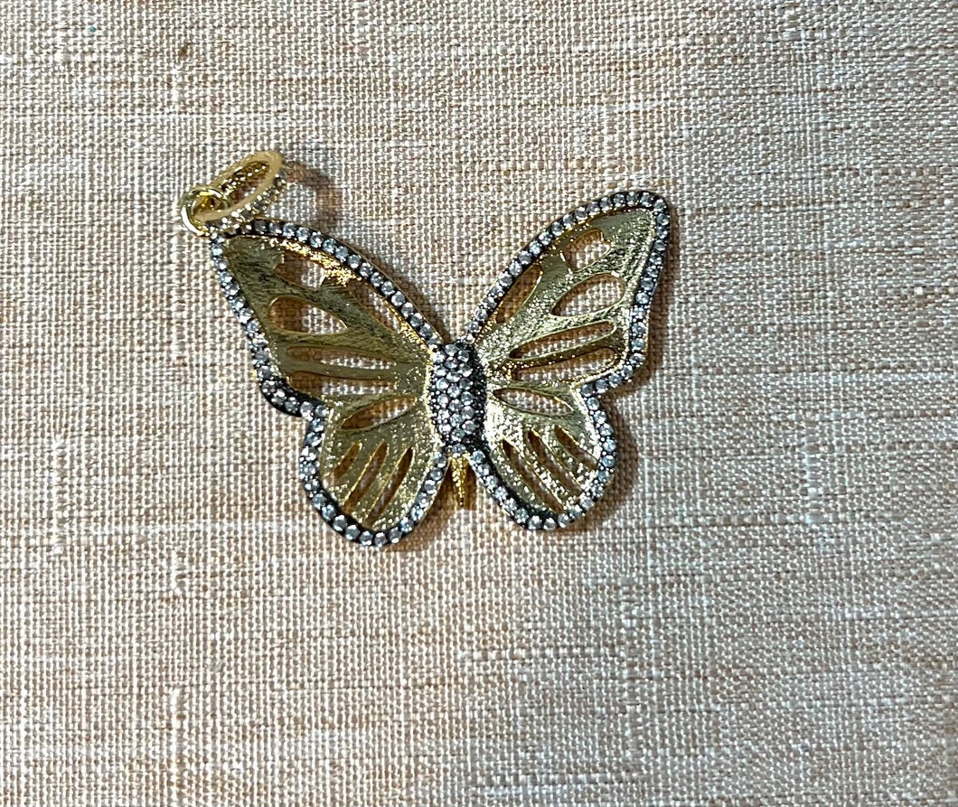 CHARM: PAVE BUTTERFLY