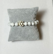 Load image into Gallery viewer, L &amp; J COLLECTION BRACELET: STACKER WHITE STAR OF DAVID
