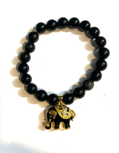 L & J COLLECTION BRACELET: STACKER ELEPHANT CHARM