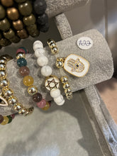 Load image into Gallery viewer, L &amp; J COLLECTION BRACELET: JADE MIX GOLD ACCENTS
