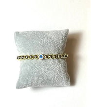 Load image into Gallery viewer, L &amp; J COLLECTION BRACELET: STACKER ROUND BLUE EYE
