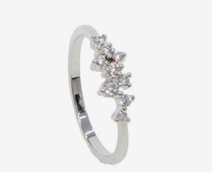 RING: STACKABLE BAND (PAVE STONES)