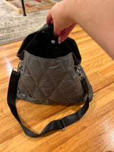 Load image into Gallery viewer, PUFFER: QUILTED SHOULDER/CROSSBODY(SLATE)
