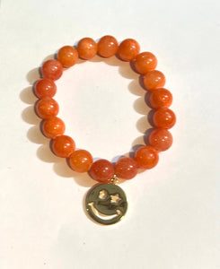 L & J COLLECTION BRACELET: STACKER SMILE CHARM