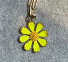 Load image into Gallery viewer, CHARM: ENAMEL FLOWER (YELLOW)
