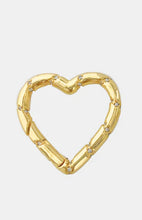 Load image into Gallery viewer, CHARM: HEART CLIP STONES
