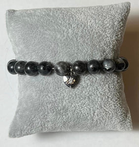 L & J COLLECTION BRACELET: STACKER HEART CHARM