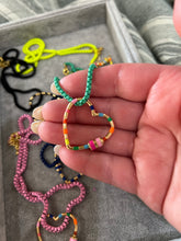 Load image into Gallery viewer, NECKLACE: ENAMEL CHAIN W FLOATING STAR (PINK)
