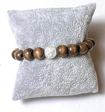 Load image into Gallery viewer, L &amp; J COLLECTION BRACELET: STACKER WOOD BEADS
