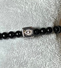 Load image into Gallery viewer, L &amp; J COLLECTION BRACELET: STACKER CUBE PAVE EYE
