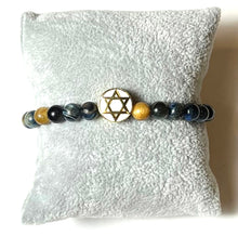 Load image into Gallery viewer, L &amp; J COLLECTION BRACELET: STACKER JEWISH STAR WHITE CHARM.
