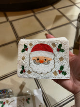 Load image into Gallery viewer, BEADED COIN PURSE:  SANTA

