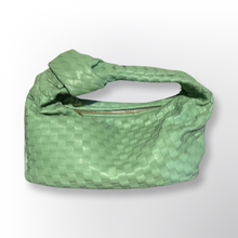 Load image into Gallery viewer, DUMPLING WOVEN BAG: MINT GREEN

