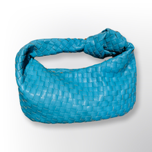 Load image into Gallery viewer, DUMPLING WOVEN BAG: ICE BLUE
