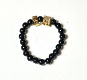 L & J COLLECTION BRACELET: STACKER PERSONALIZED INITIALS