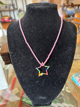 Load image into Gallery viewer, ENAMEL CHAIN W FLOATING STAR (PINK)
