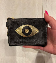 Load image into Gallery viewer, GENUINE LEATHER KEY CHAIN POUCH: EYE

