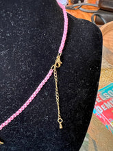 Load image into Gallery viewer, ENAMEL CHAIN W FLOATING STAR (PINK)
